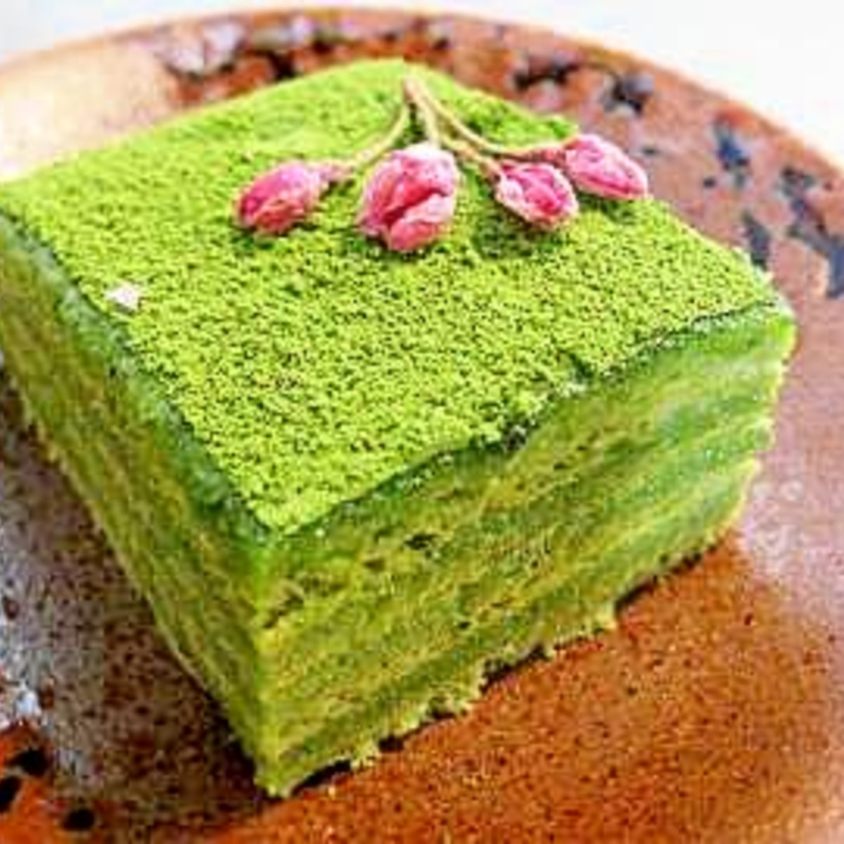 桜を添えた抹茶ガナッシュ レシピ 作り方 By クラランス 楽天レシピ